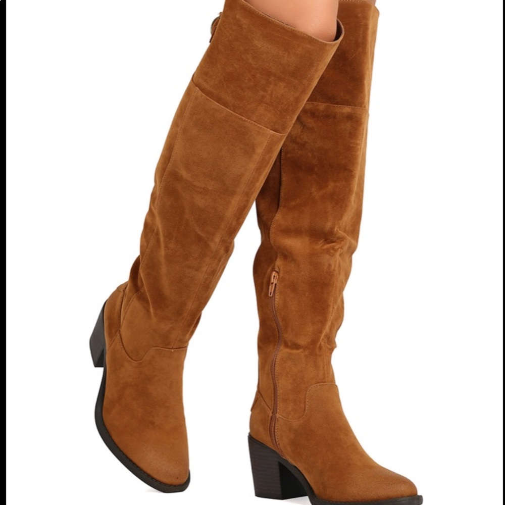 Qupid knee high boots